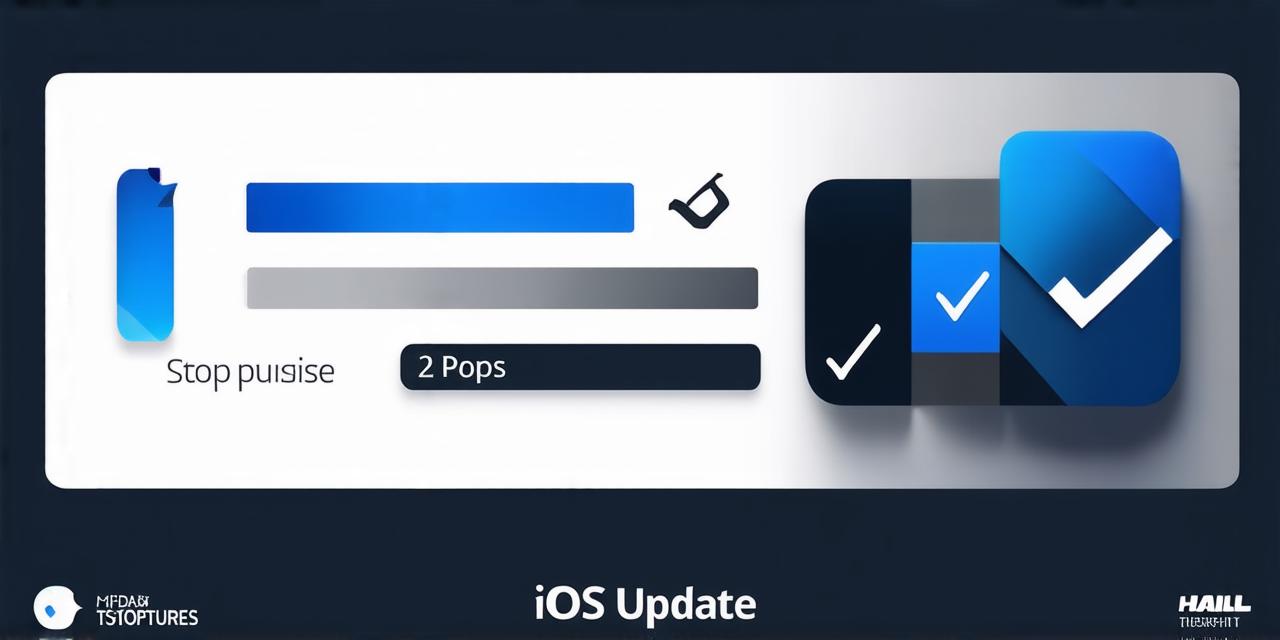 How to halt an iOS update